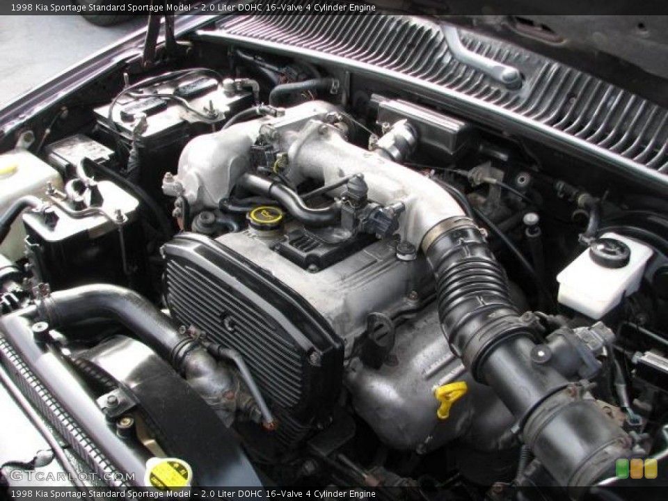 2.0 Liter DOHC 16-Valve 4 Cylinder Engine for the 1998 Kia Sportage #42290591