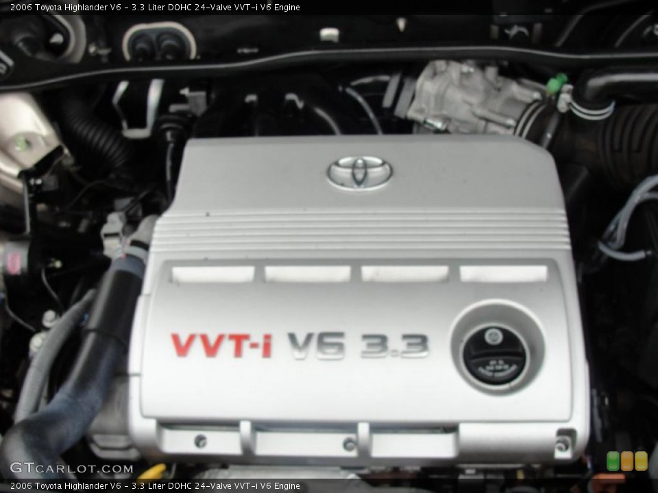 3.3 Liter DOHC 24-Valve VVT-i V6 Engine for the 2006 Toyota Highlander #42290931