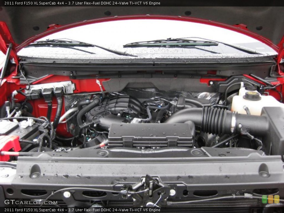 3.7 Liter Flex-Fuel DOHC 24-Valve Ti-VCT V6 Engine for the 2011 Ford F150 #42317431