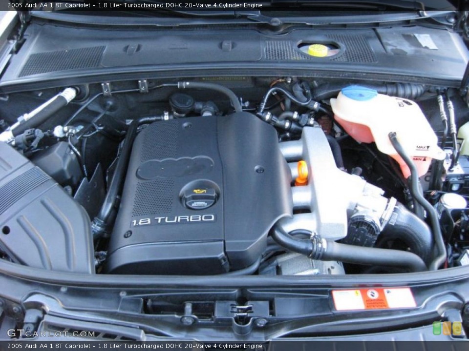 1.8 Liter Turbocharged DOHC 20-Valve 4 Cylinder Engine for the 2005 Audi A4 #42317587