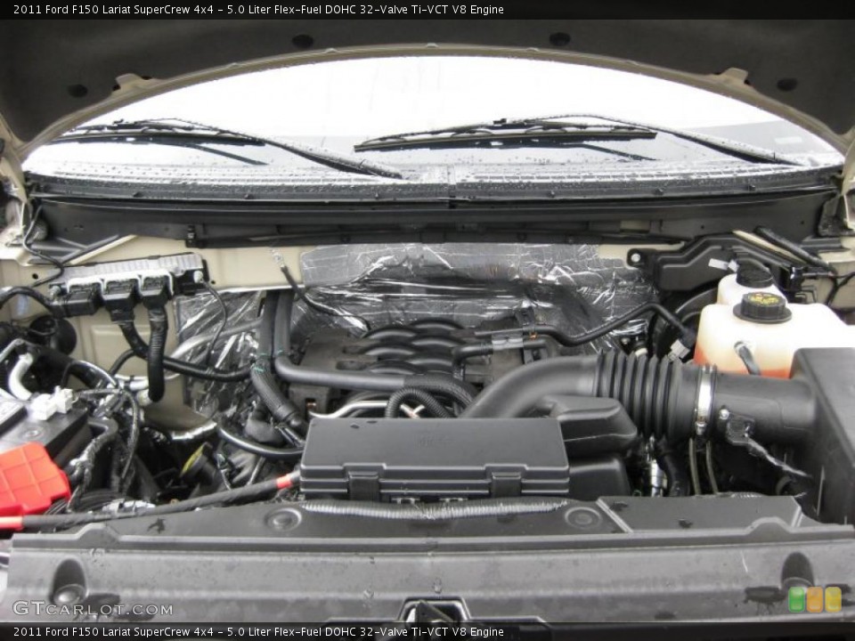 5.0 Liter Flex-Fuel DOHC 32-Valve Ti-VCT V8 Engine for the 2011 Ford F150 #42318383