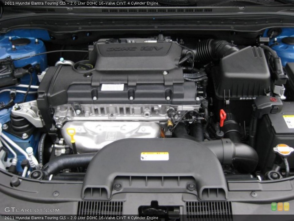 2.0 Liter DOHC 16-Valve CVVT 4 Cylinder Engine for the 2011 Hyundai Elantra #42319299