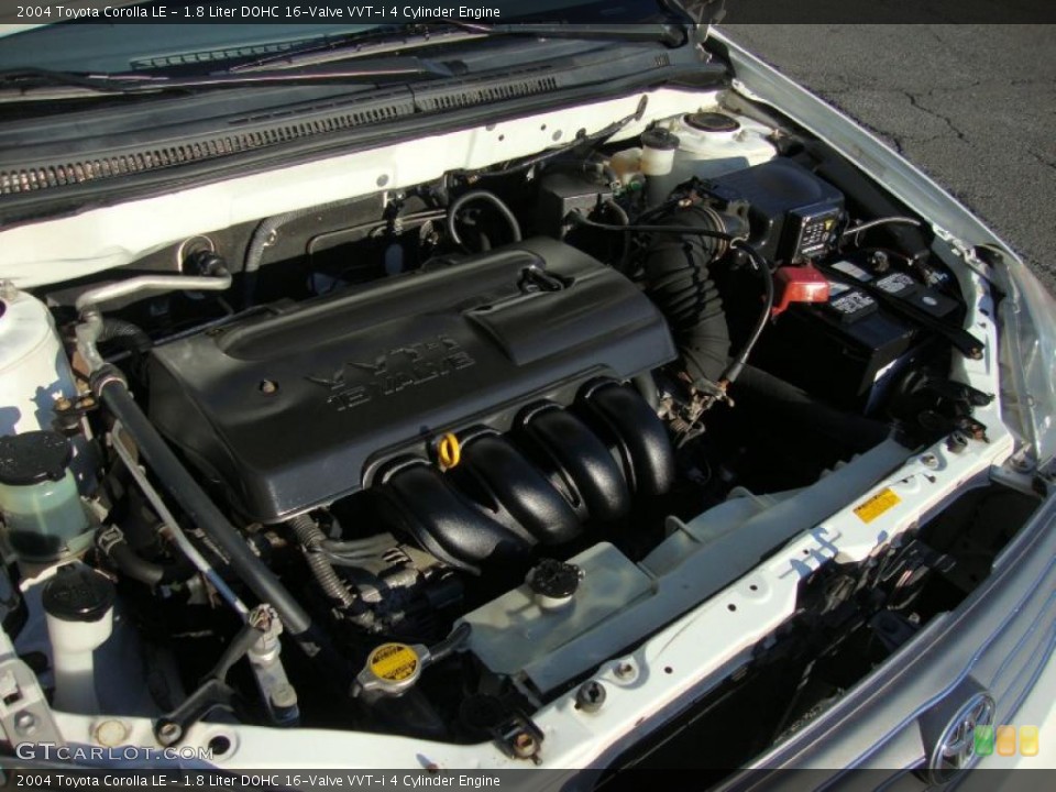 1.8 Liter DOHC 16-Valve VVT-i 4 Cylinder Engine for the 2004 Toyota Corolla #42329598