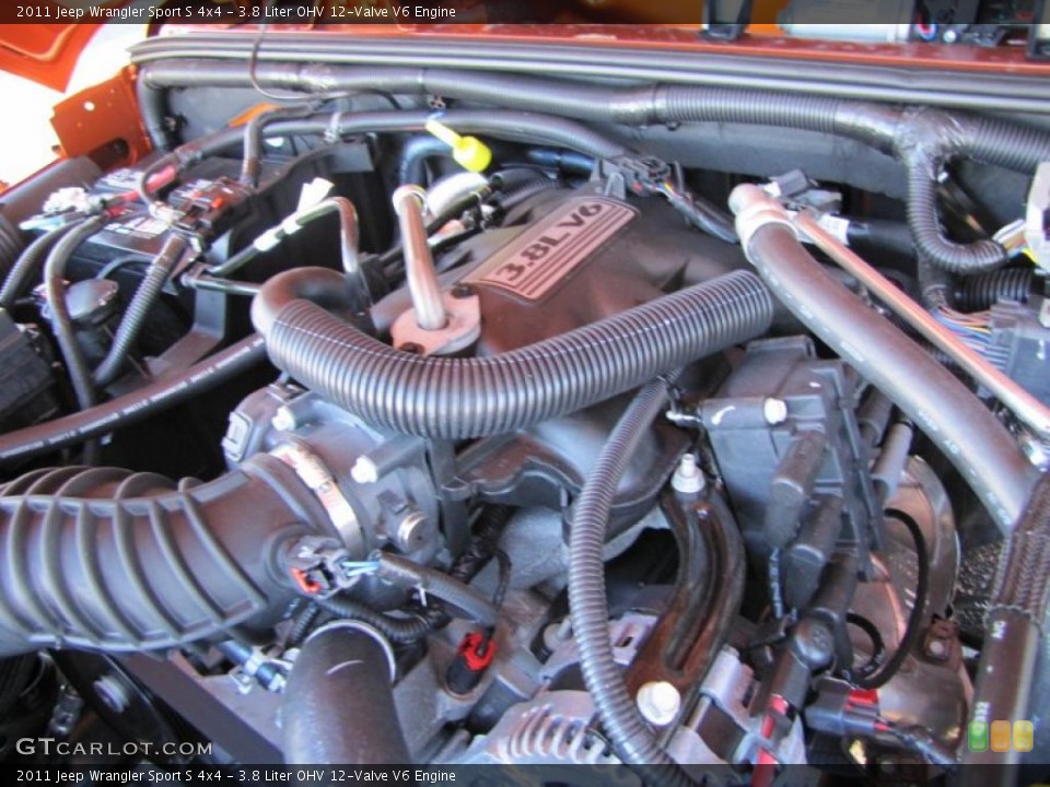 3.8 Liter OHV 12-Valve V6 Engine for the 2011 Jeep Wrangler #42338868