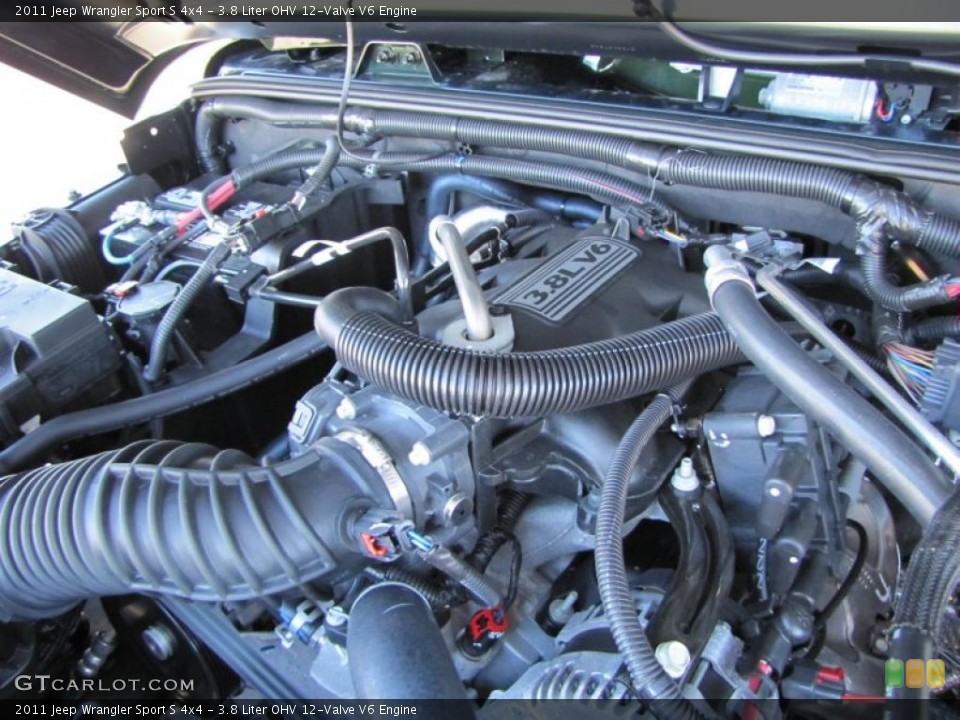 3.8 Liter OHV 12-Valve V6 Engine for the 2011 Jeep Wrangler #42339064