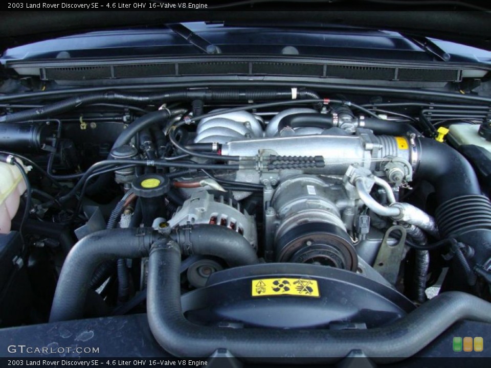 4.6 Liter OHV 16-Valve V8 Engine for the 2003 Land Rover Discovery #42339344