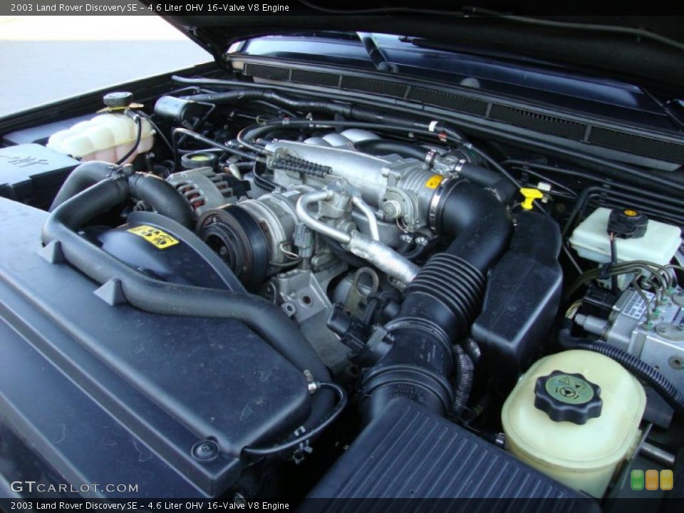 4.6 Liter OHV 16-Valve V8 Engine for the 2003 Land Rover Discovery #42339360