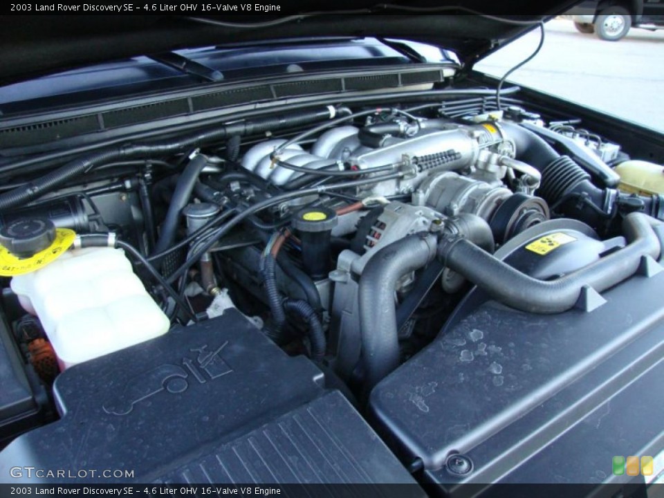 4.6 Liter OHV 16-Valve V8 Engine for the 2003 Land Rover Discovery #42339380