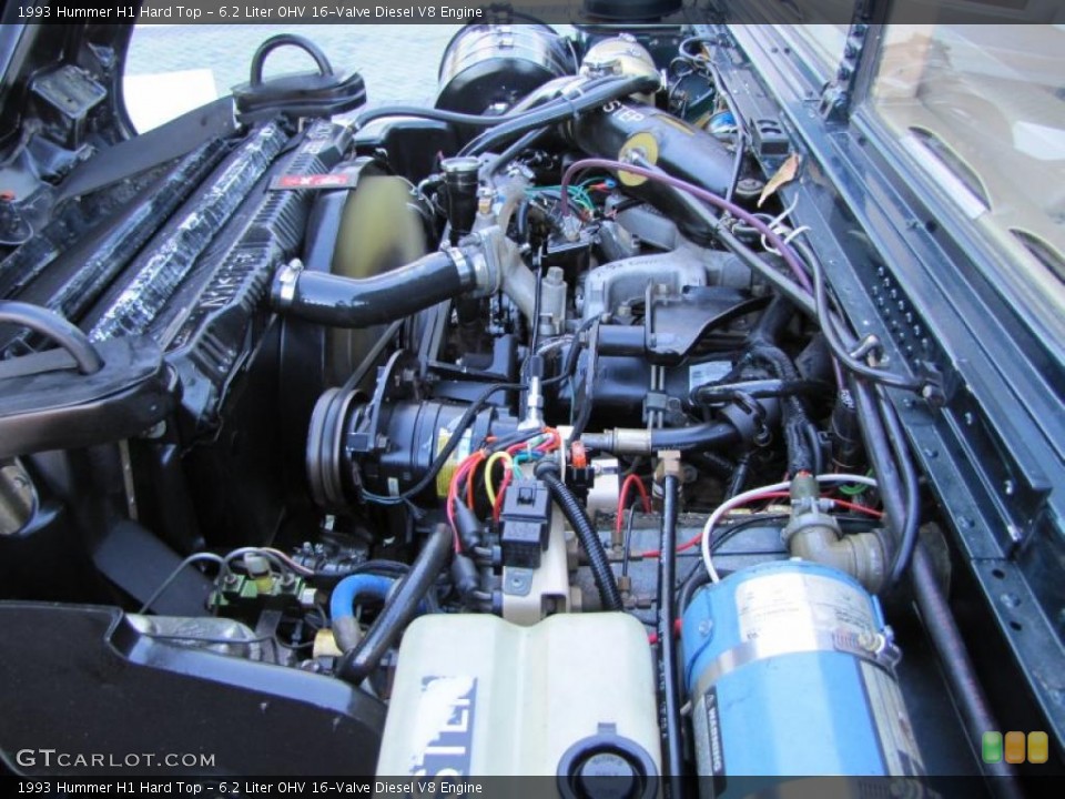 6.2 Liter OHV 16-Valve Diesel V8 1993 Hummer H1 Engine