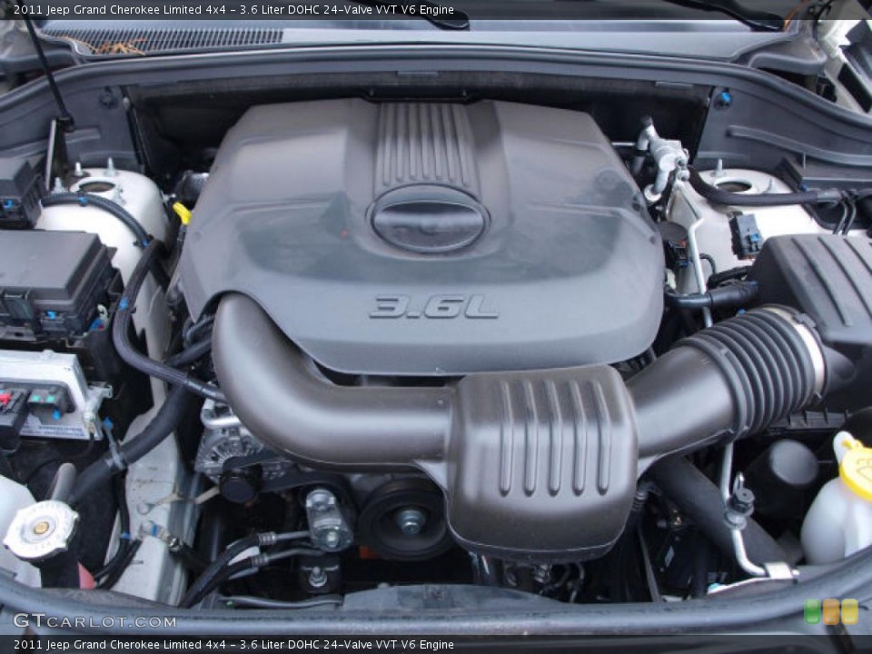 3.6 Liter DOHC 24-Valve VVT V6 Engine for the 2011 Jeep Grand Cherokee #42347472