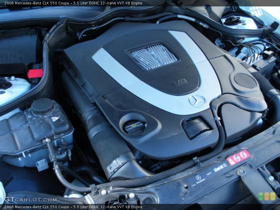 5.5 Liter DOHC 32-Valve VVT V8 Engine for the 2008 Mercedes-Benz CLK #42348952