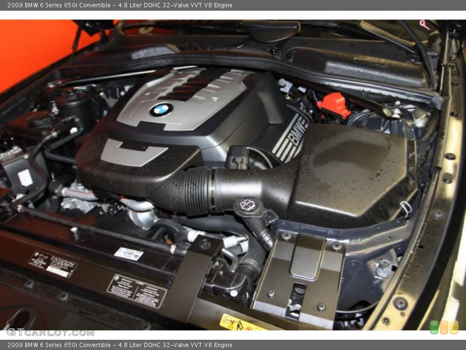 4.8 Liter DOHC 32-Valve VVT V8 Engine for the 2009 BMW 6 Series #42356305