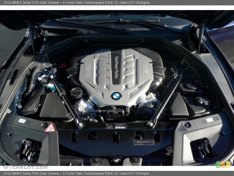 4.4 Liter Twin-Turbocharged DOHC 32-Valve VVT V8 Engine for the 2010 BMW 5 Series #42357037