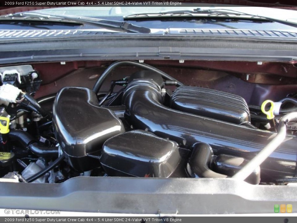 5.4 Liter SOHC 24-Valve VVT Triton V8 Engine for the 2009 Ford F250 Super Duty #42376239