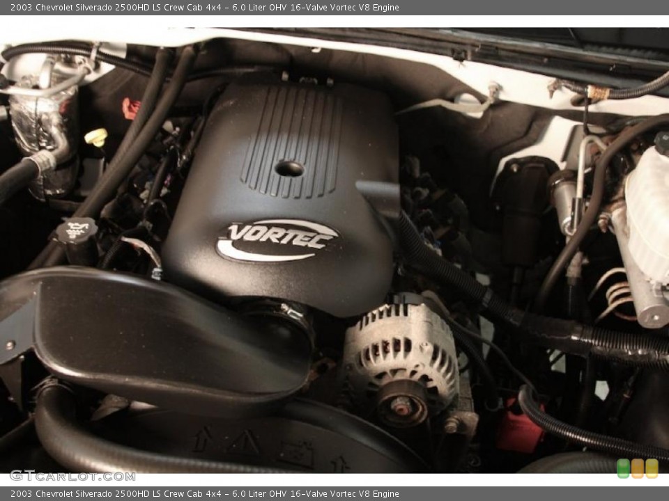 6.0 Liter OHV 16-Valve Vortec V8 Engine for the 2003 Chevrolet Silverado 2500HD #42377327
