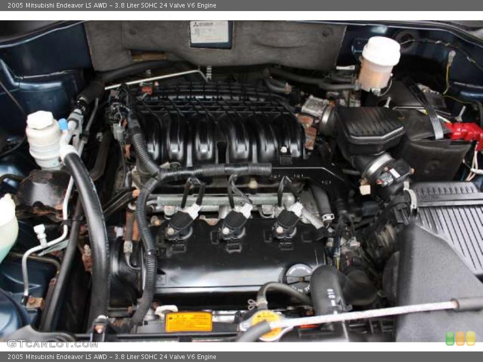 3.8 Liter SOHC 24 Valve V6 Engine for the 2005 Mitsubishi Endeavor #42383359