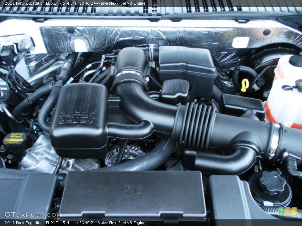 5.4 Liter SOHC 24-Valve Flex-Fuel V8 Engine for the 2011 Ford Expedition #42386583