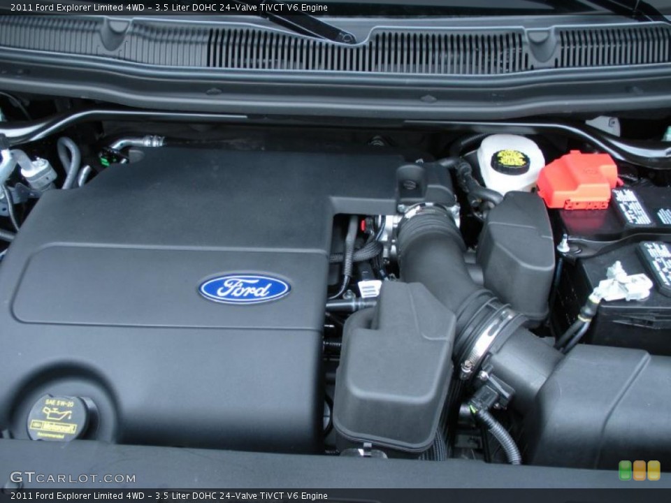 3.5 Liter DOHC 24-Valve TiVCT V6 Engine for the 2011 Ford Explorer #42386875