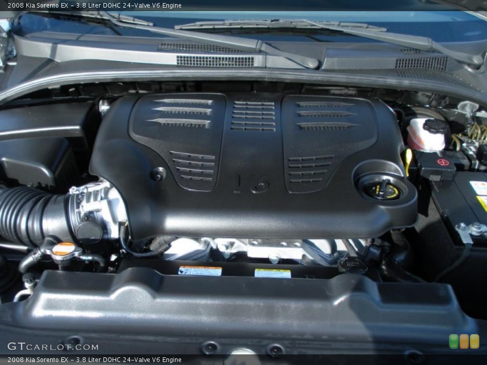 3.8 Liter DOHC 24-Valve V6 Engine for the 2008 Kia Sorento #42389164