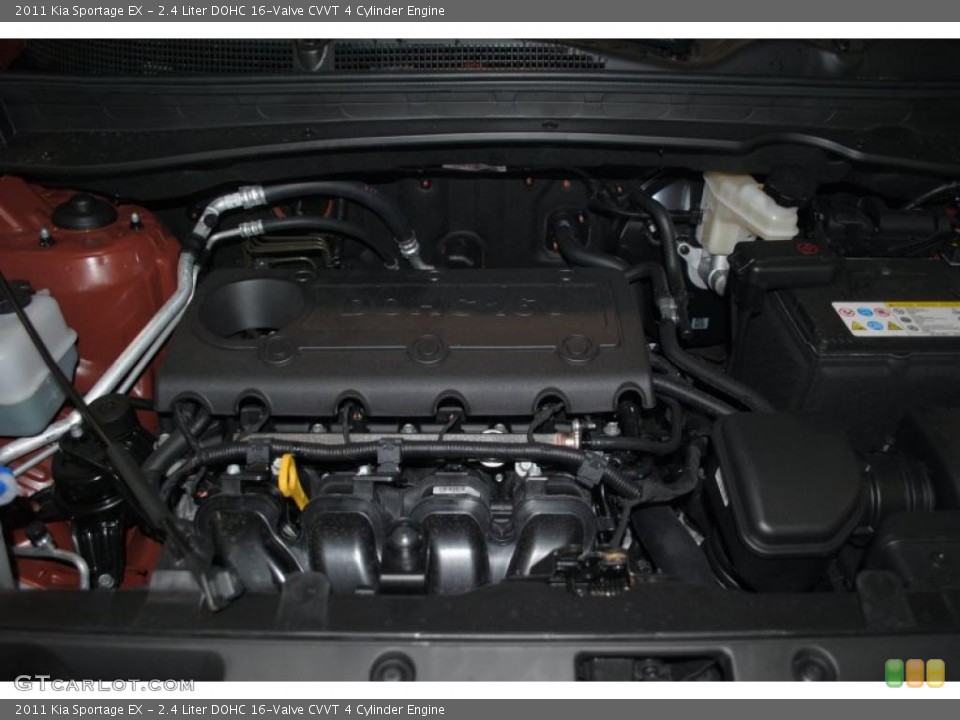 2.4 Liter DOHC 16-Valve CVVT 4 Cylinder Engine for the 2011 Kia Sportage #42397451