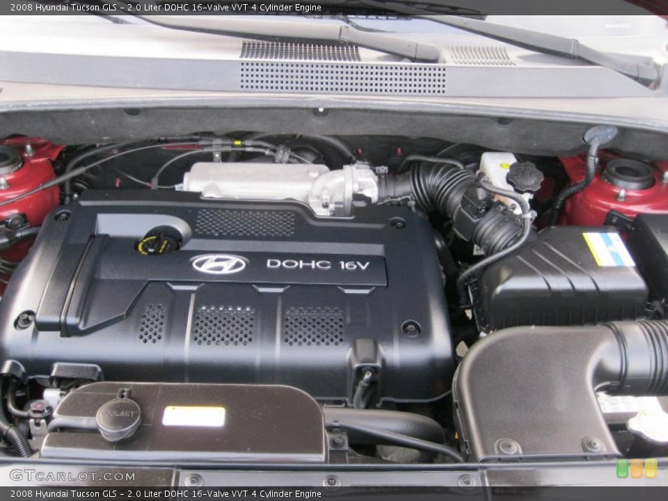 2.0 Liter DOHC 16-Valve VVT 4 Cylinder Engine for the 2008 Hyundai Tucson #42413416