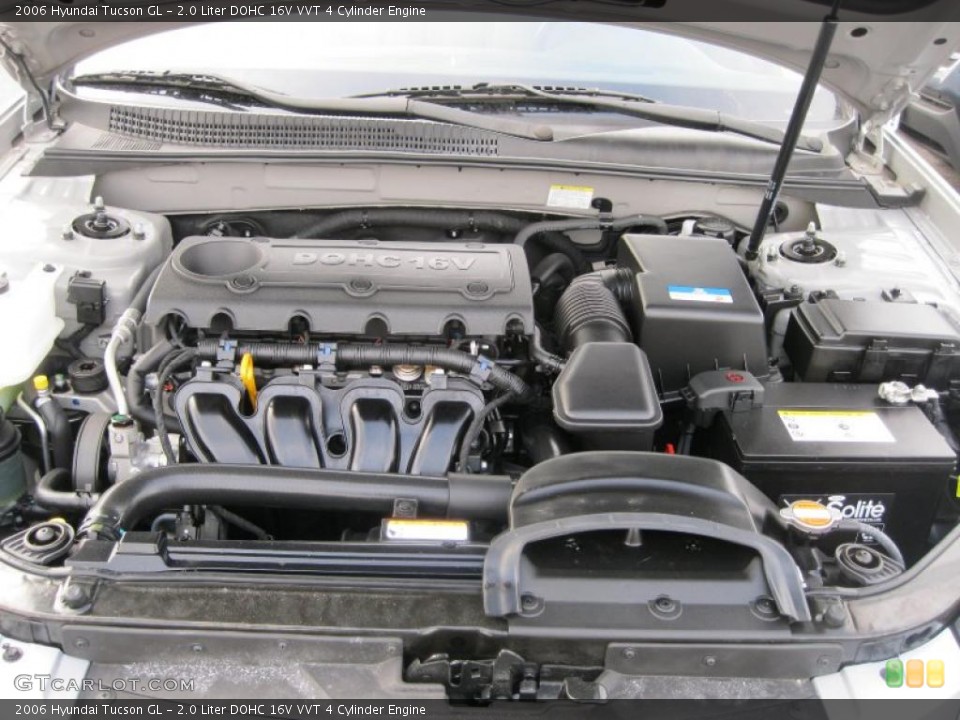 2.0 Liter DOHC 16V VVT 4 Cylinder Engine for the 2006 Hyundai Tucson #42413899