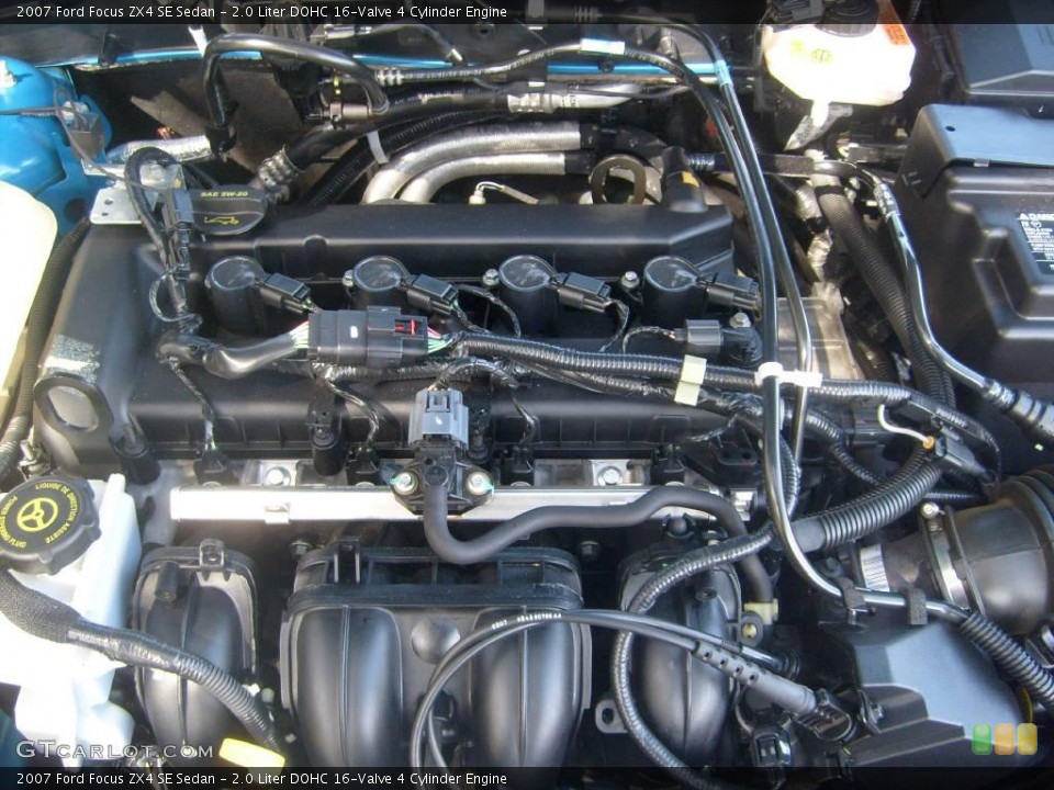 2.0 Liter DOHC 16-Valve 4 Cylinder Engine for the 2007 Ford Focus #4242246