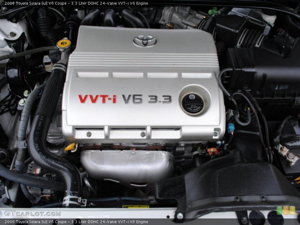 3.3 Liter DOHC 24-Valve VVT-i V6 Engine for the 2006 Toyota Solara #42430356