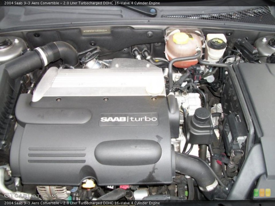 2.0 Liter Turbocharged DOHC 16-Valve 4 Cylinder Engine for the 2004 Saab 9-3 #42439180