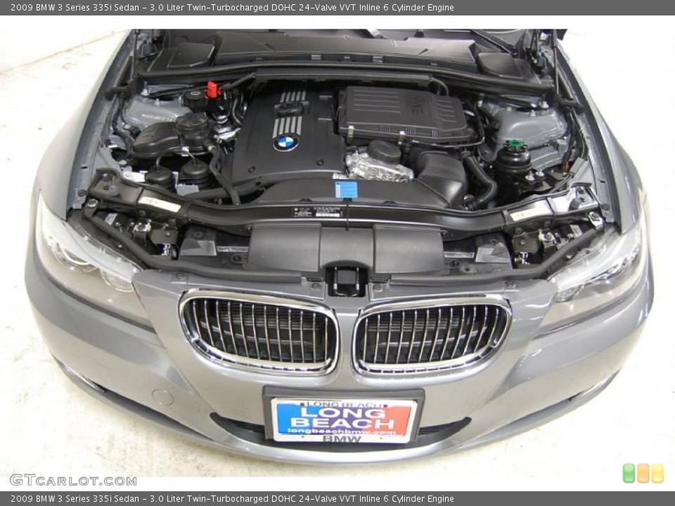 3.0 Liter Twin-Turbocharged DOHC 24-Valve VVT Inline 6 Cylinder Engine for the 2009 BMW 3 Series #42448627