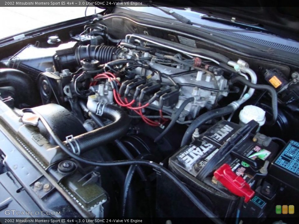3.0 Liter SOHC 24-Valve V6 Engine for the 2002 Mitsubishi Montero Sport #42452791