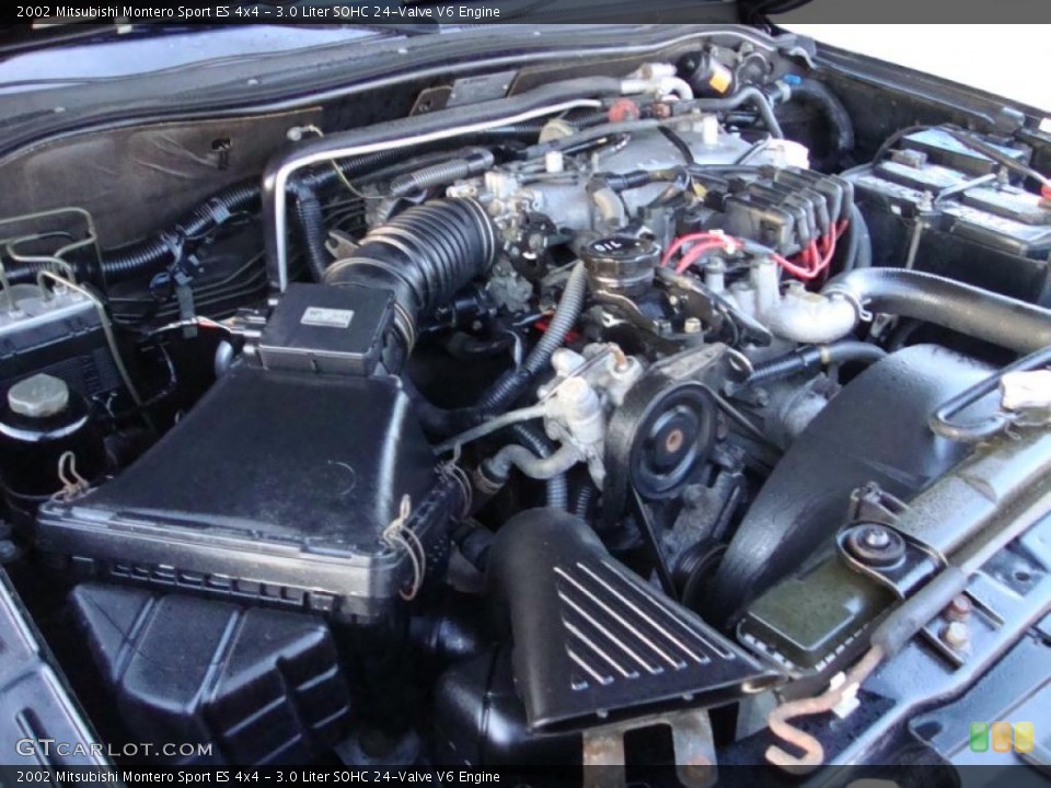 3.0 Liter SOHC 24-Valve V6 Engine for the 2002 Mitsubishi Montero Sport #42452807
