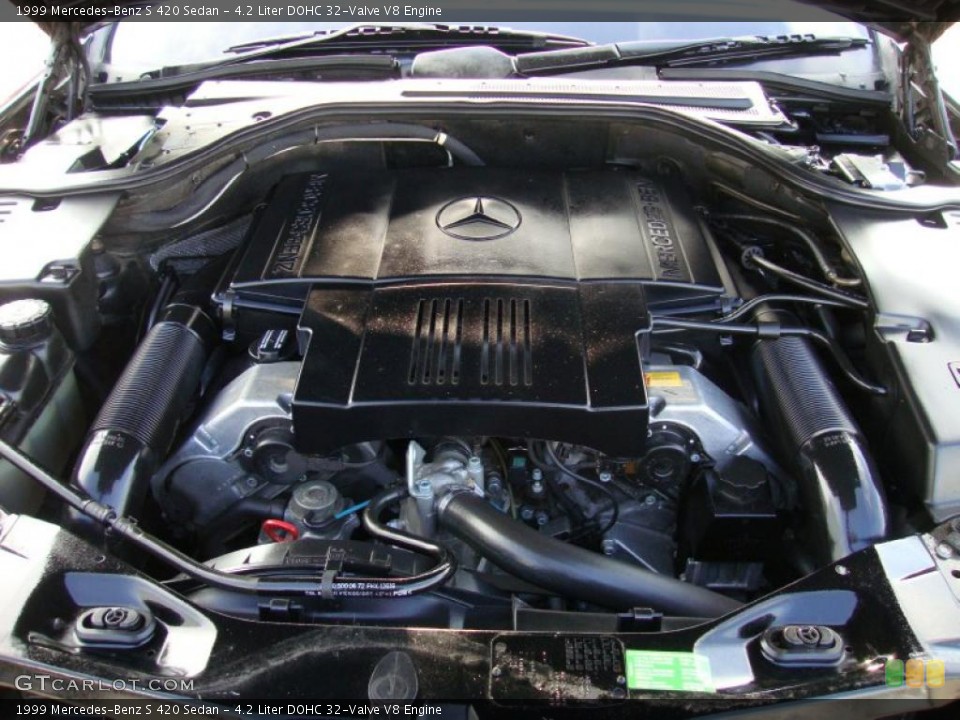 4.2 Liter DOHC 32-Valve V8 1999 Mercedes-Benz S Engine
