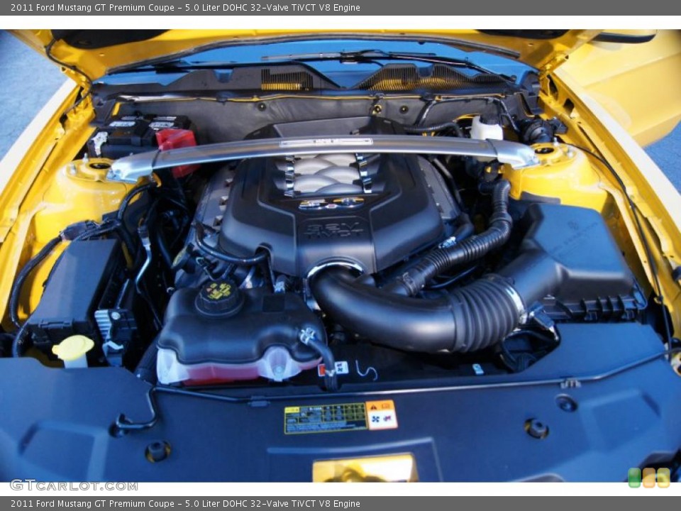 5.0 Liter DOHC 32-Valve TiVCT V8 Engine for the 2011 Ford Mustang #42463455