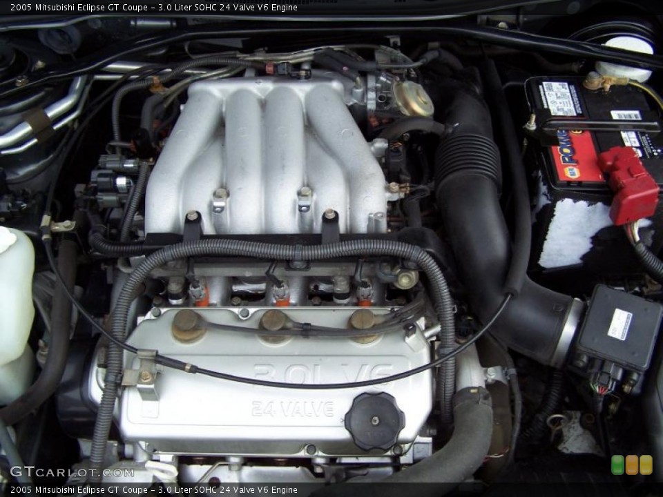 3.0 Liter SOHC 24 Valve V6 Engine for the 2005 Mitsubishi Eclipse #42472964
