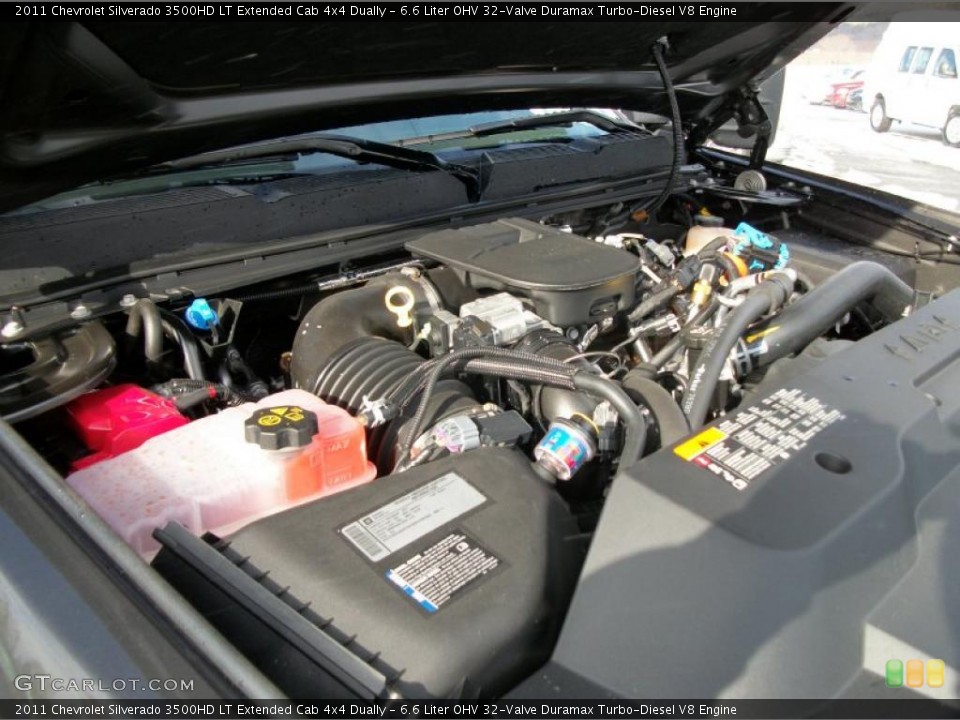 6.6 Liter OHV 32-Valve Duramax Turbo-Diesel V8 Engine for the 2011 Chevrolet Silverado 3500HD #42475128