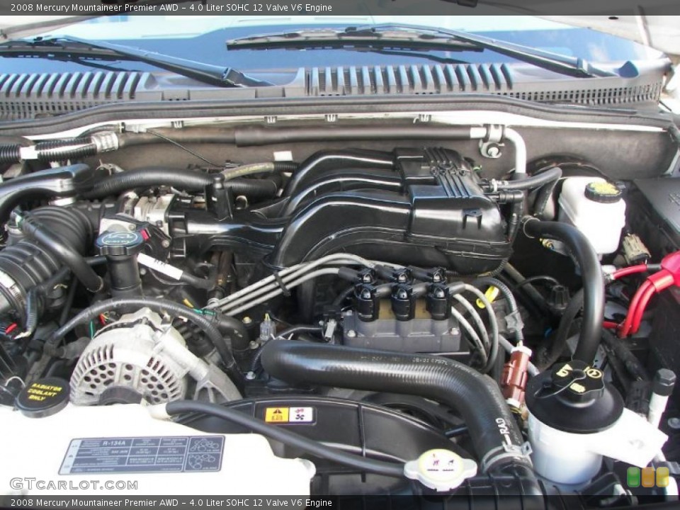 4.0 Liter SOHC 12 Valve V6 Engine for the 2008 Mercury Mountaineer #42475200