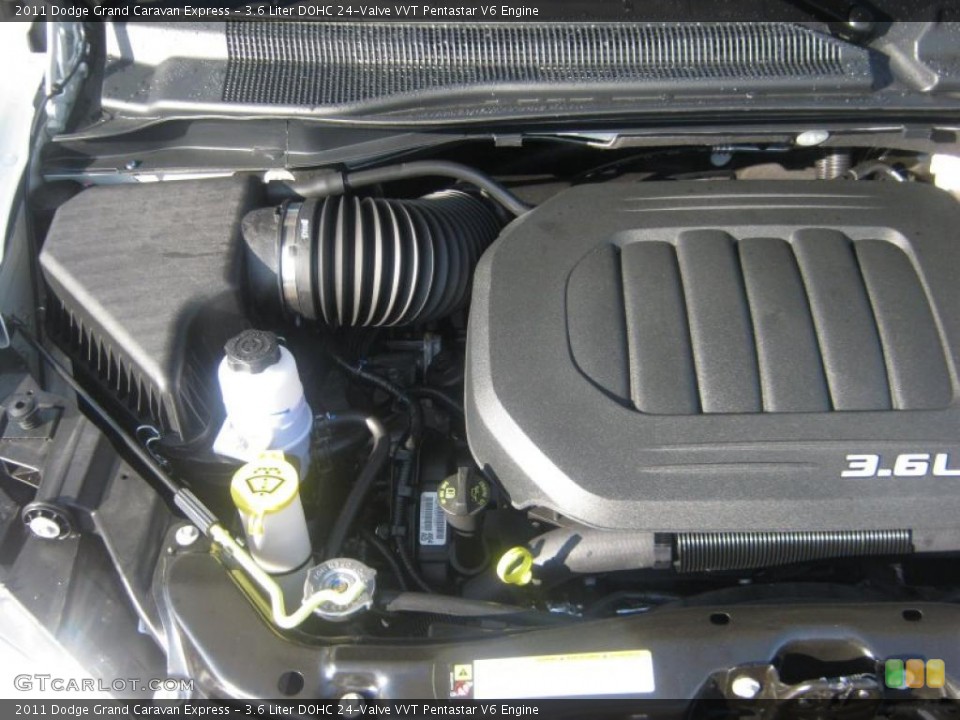 3.6 Liter DOHC 24-Valve VVT Pentastar V6 Engine for the 2011 Dodge Grand Caravan #42478882
