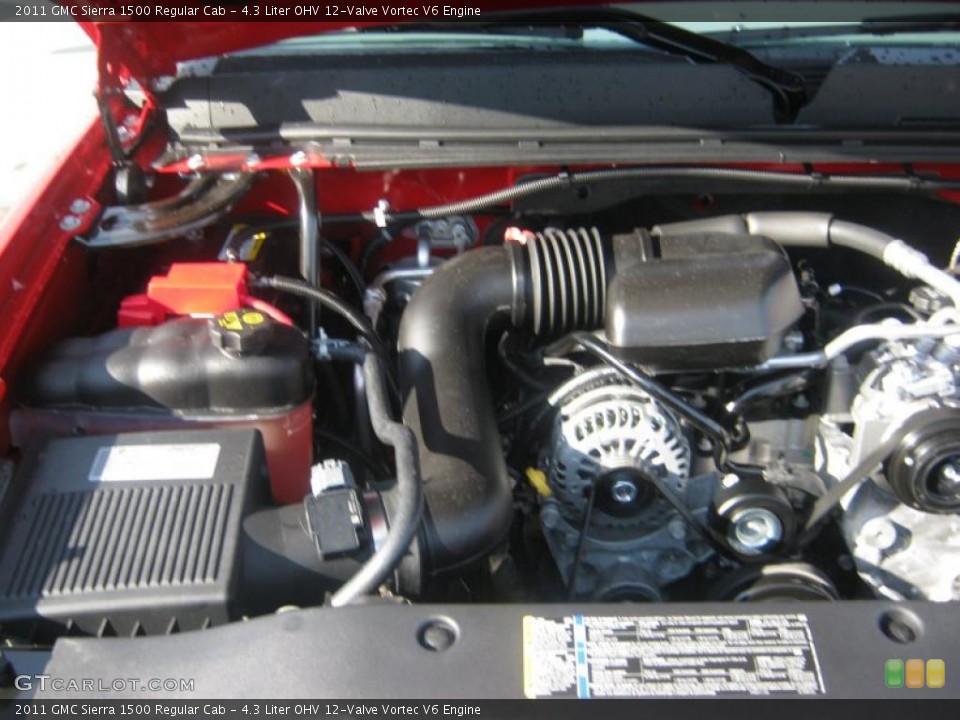 4.3 Liter OHV 12-Valve Vortec V6 Engine for the 2011 GMC Sierra 1500 #42480132