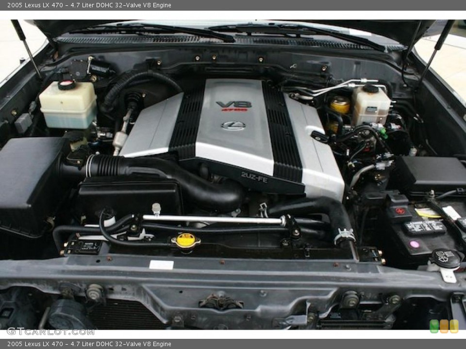 4.7 Liter DOHC 32-Valve V8 Engine for the 2005 Lexus LX #42480688