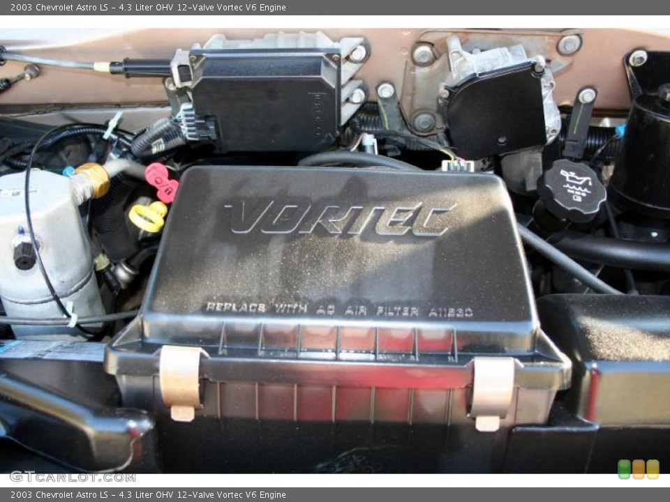 4.3 Liter OHV 12-Valve Vortec V6 Engine for the 2003 Chevrolet Astro #42484383