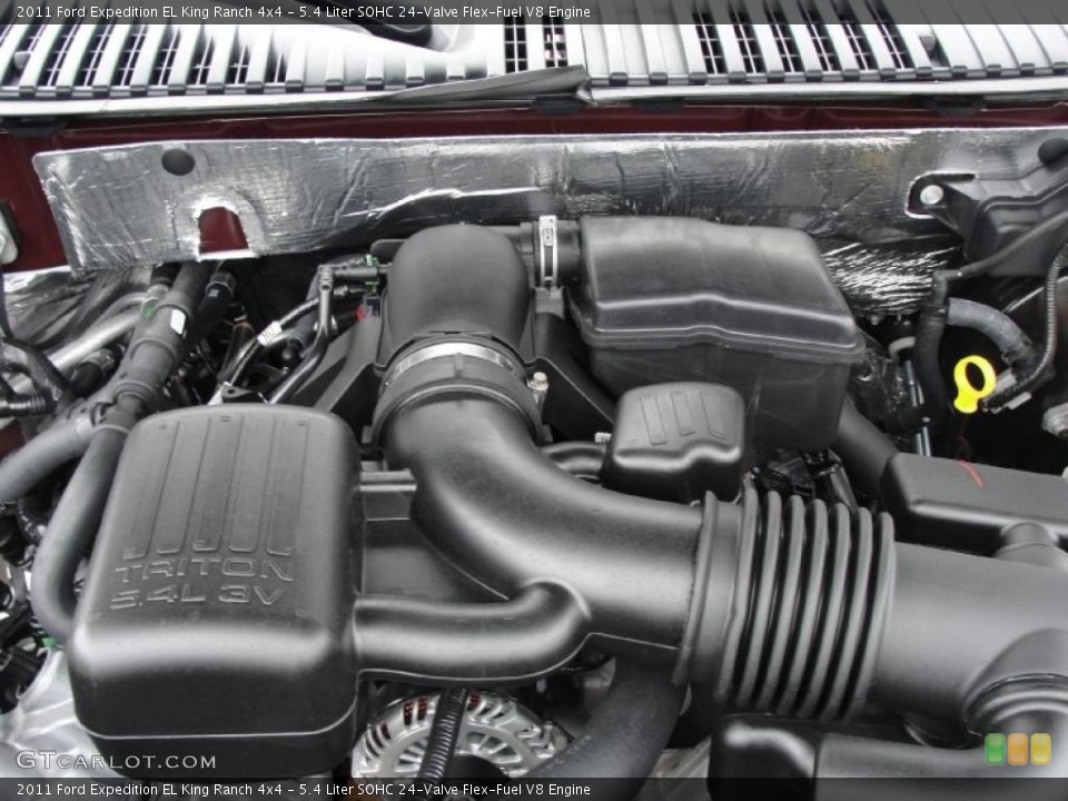 5.4 Liter SOHC 24-Valve Flex-Fuel V8 Engine for the 2011 Ford Expedition #42492654