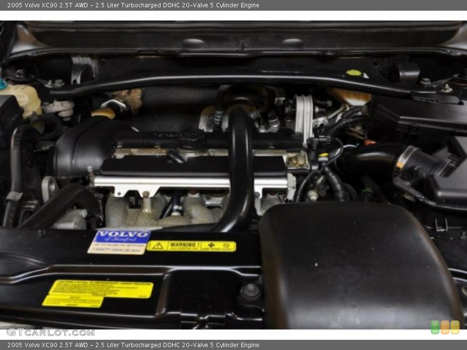 2.5 Liter Turbocharged DOHC 20-Valve 5 Cylinder Engine for the 2005 Volvo XC90 #42493390