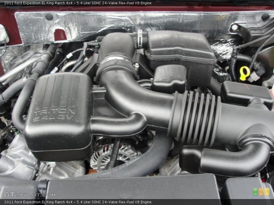 5.4 Liter SOHC 24-Valve Flex-Fuel V8 Engine for the 2011 Ford Expedition #42493402