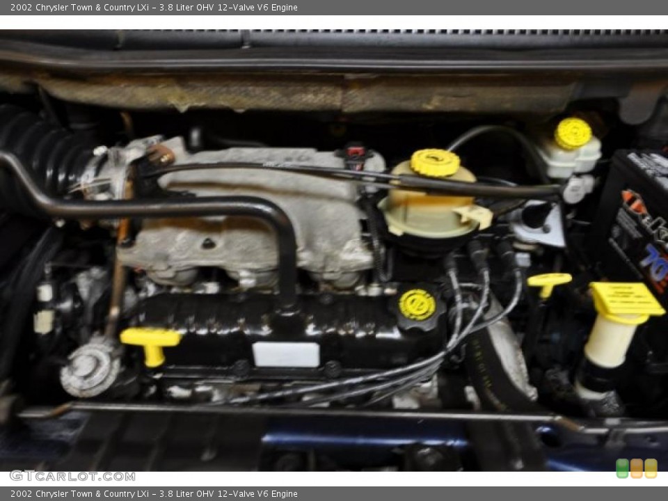 3.8 Liter OHV 12-Valve V6 Engine for the 2002 Chrysler Town & Country #42496810