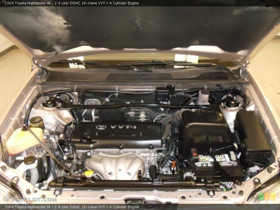 2.4 Liter DOHC 16-Valve VVT-i 4 Cylinder Engine for the 2004 Toyota Highlander #42506171