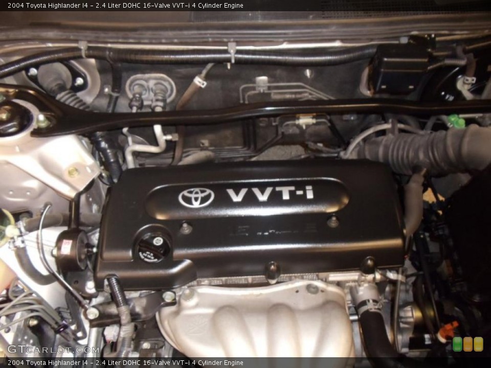 2.4 Liter DOHC 16-Valve VVT-i 4 Cylinder Engine for the 2004 Toyota Highlander #42506199
