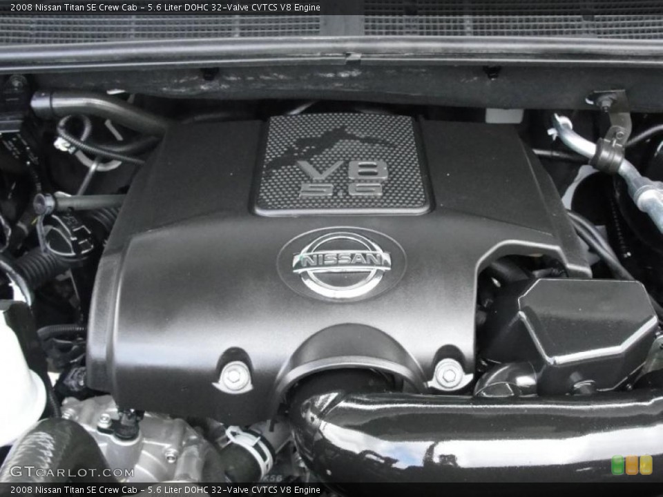 5.6 Liter DOHC 32-Valve CVTCS V8 Engine for the 2008 Nissan Titan #42508211
