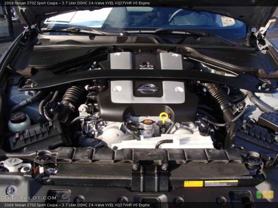 3.7 Liter DOHC 24-Valve VVEL VQ37VHR V6 Engine for the 2009 Nissan 370Z #42510951