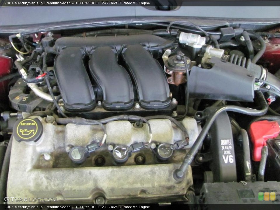 3.0 Liter DOHC 24-Valve Duratec V6 Engine for the 2004 Mercury Sable #42513723
